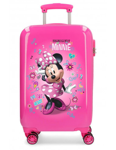 TROLLEY ABS 55CM.4R..MINNIE STICKERS